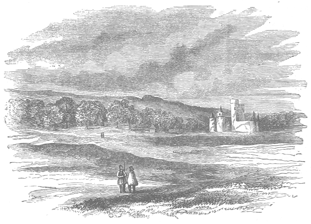 Castle landscape sketch